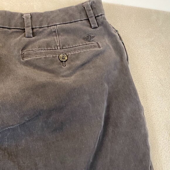 Dockers Men's Pants Size 36x31 Chino Flat Front Classic Casual Charcoal Gray - Picture 9 of 13